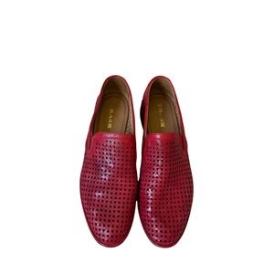Trask Loafers Ali Perforated Leather Red‎ 9.5 Medium